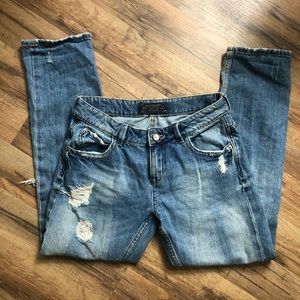 Zara denim boyfriend styled Size 00